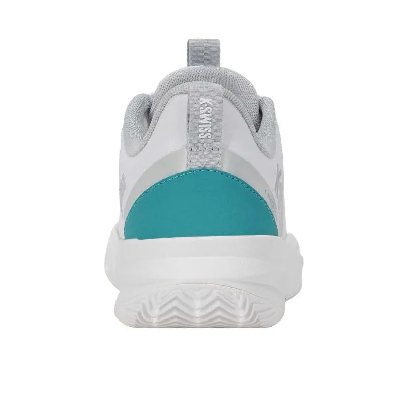 Zapatillas de Padel Kswiss Kspeed Team Clay Blanco Turquesa Mujer