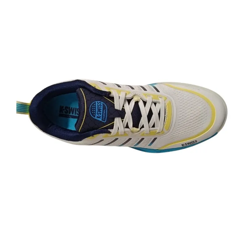 Kswiss Sanyo Ultra Court Padel Branco Azul Tênis