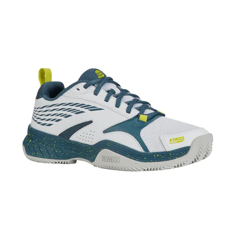 Tênis Kswiss Speedex Padel Branco Indiano Teal