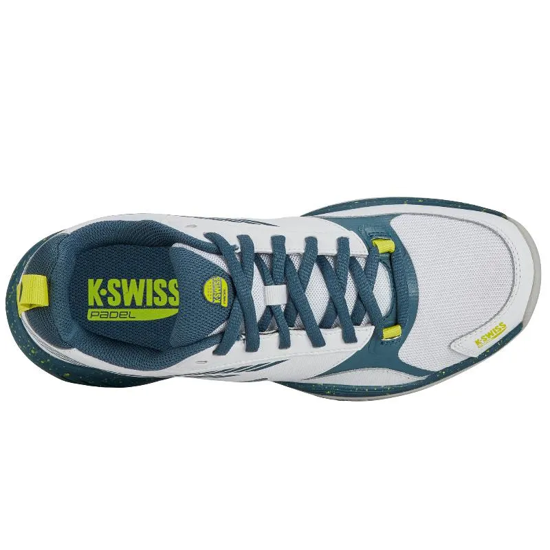 Tênis Kswiss Speedex Padel Branco Indiano Teal