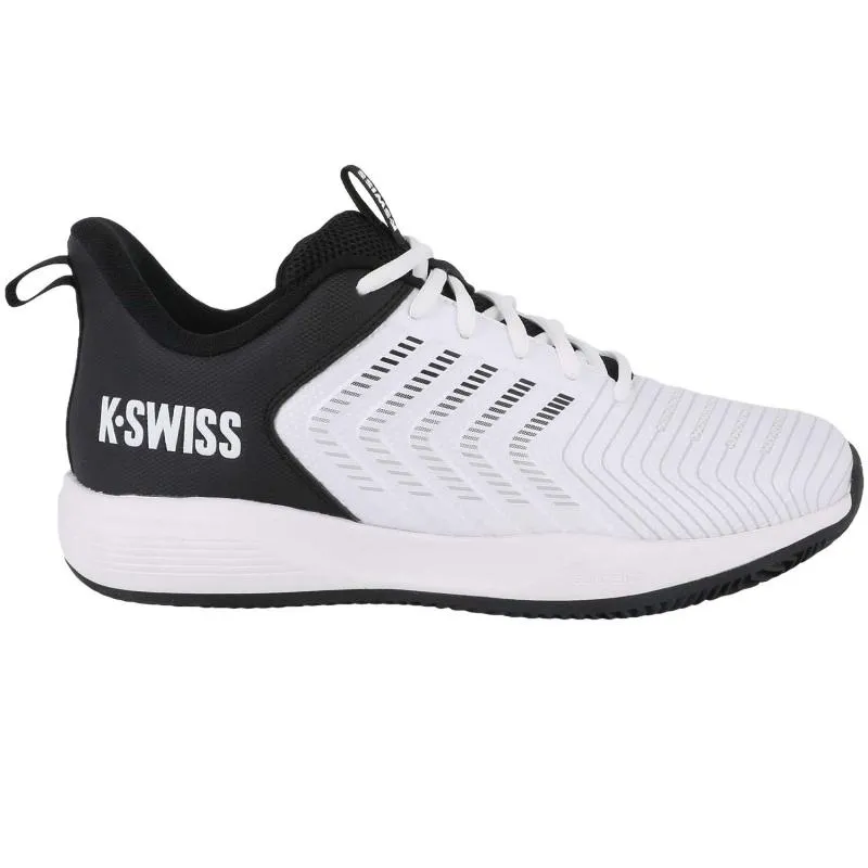 Tênis Kswiss Ultrashot Light Clay White Preto