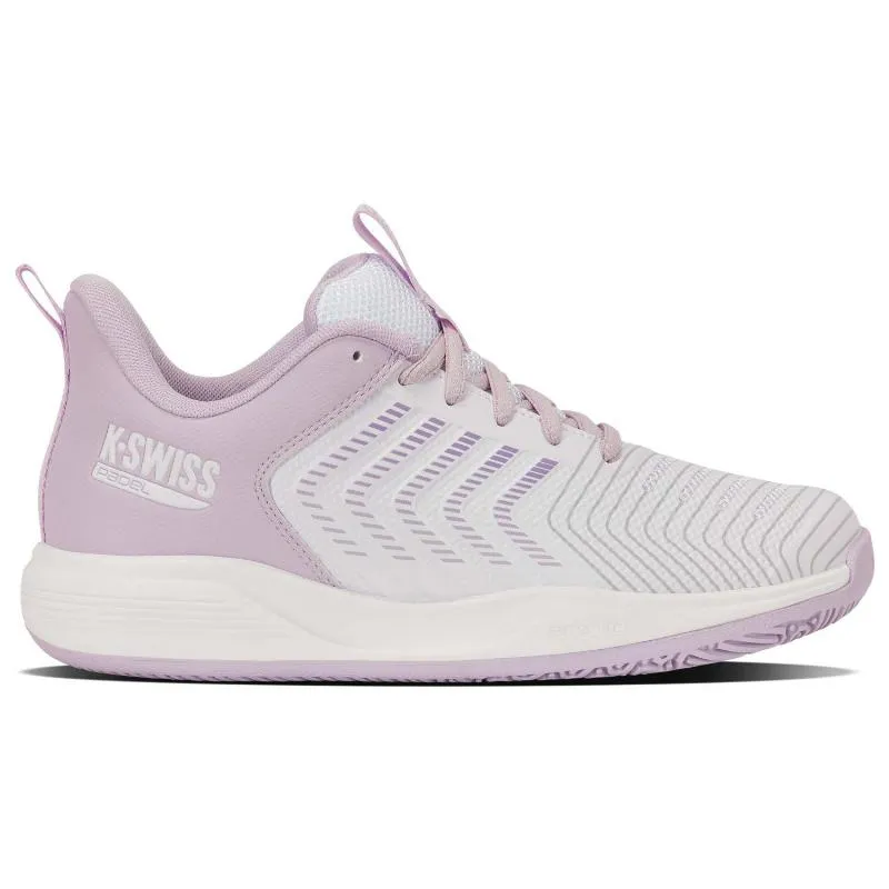 Zapatillas de Padel Kswiss Ultrashot Light Clay Blanco Rosa Mujer