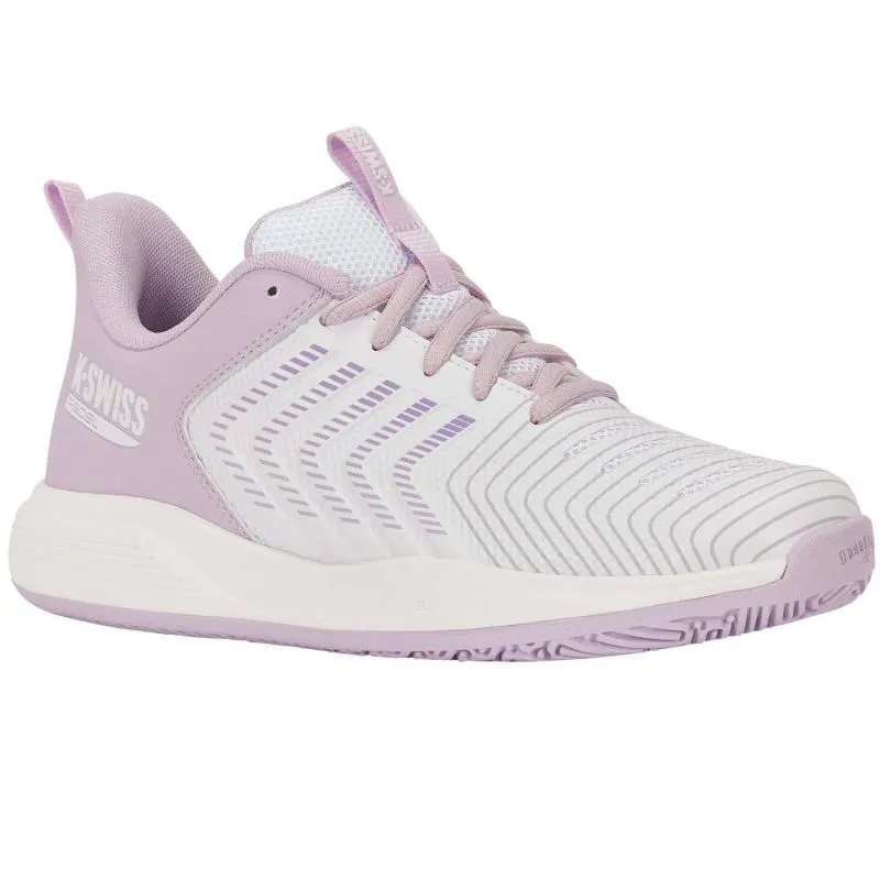Kswiss Ultrashot Light Clay White Pink Women''s Sneakers