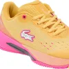 Zapatillas de Padel Lacoste AG-LT Evo Amarillo Rosa Mujer