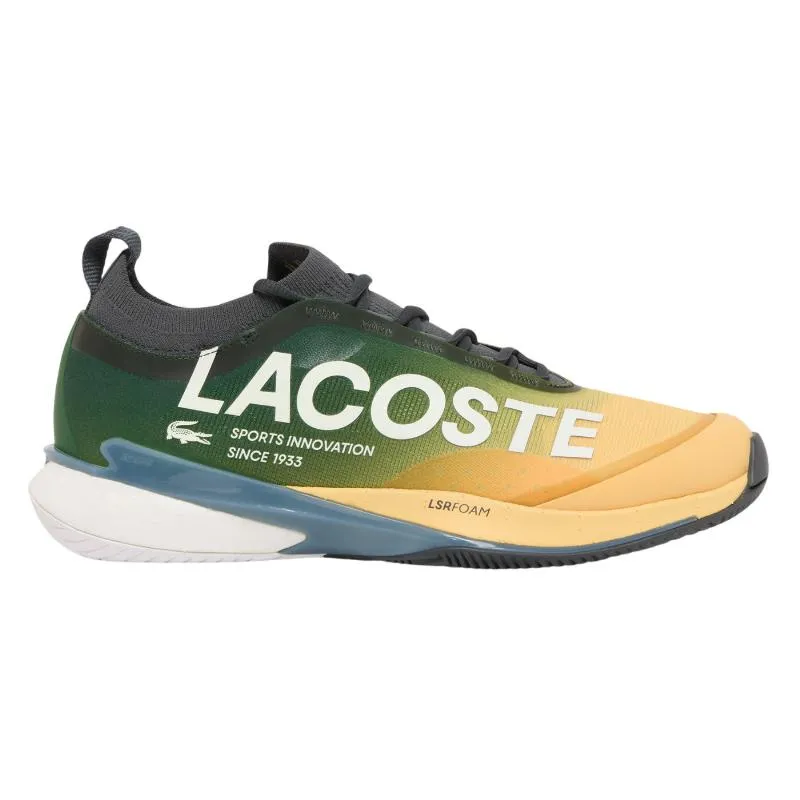 Zapatillas de Padel Lacoste AG-LT Lite Amarillo Verde Oscuro
