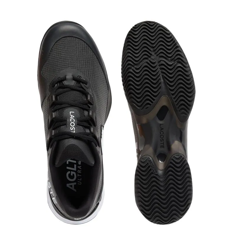 Zapatillas de Padel Lacoste AG-LT Ultra Clay Court Negro Blanco