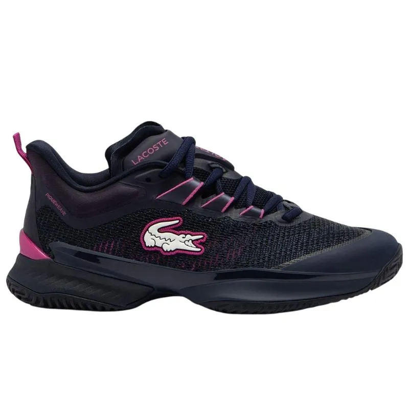 Tênis Lacoste AG-LT23 Ultra 125 Azul Marinho Rosa Feminino