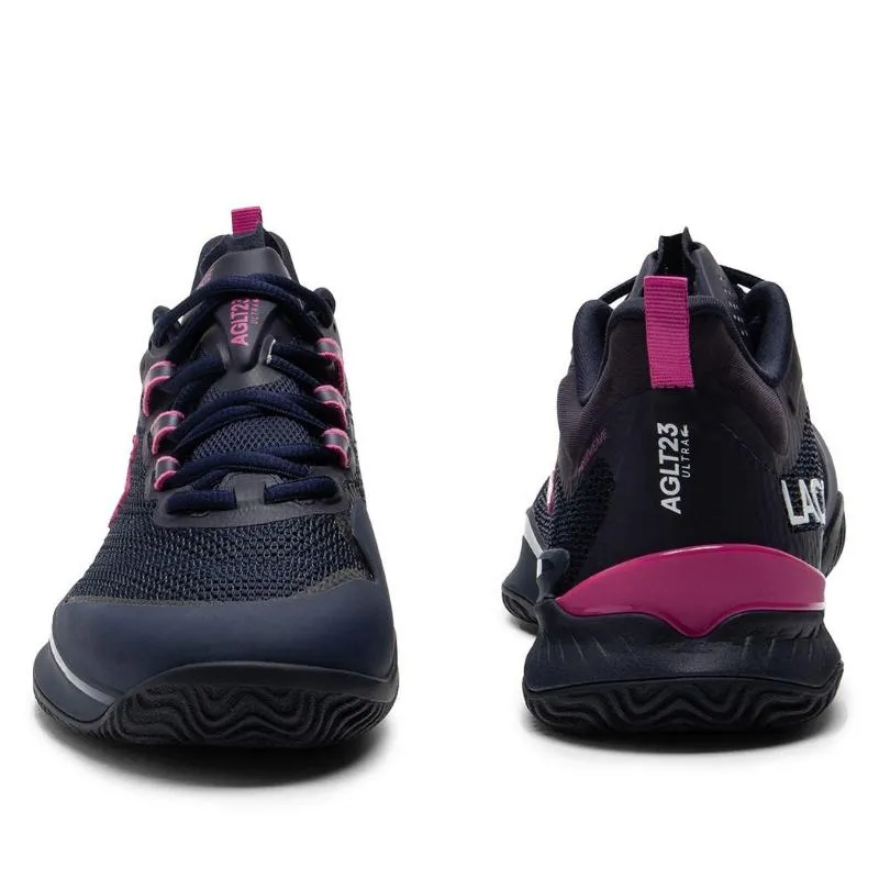Tênis Lacoste AG-LT23 Ultra 125 Azul Marinho Rosa Feminino