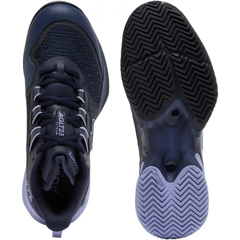 Tênis Lacoste AG-LT23 Ultra Azul Marinho Roxo Feminino