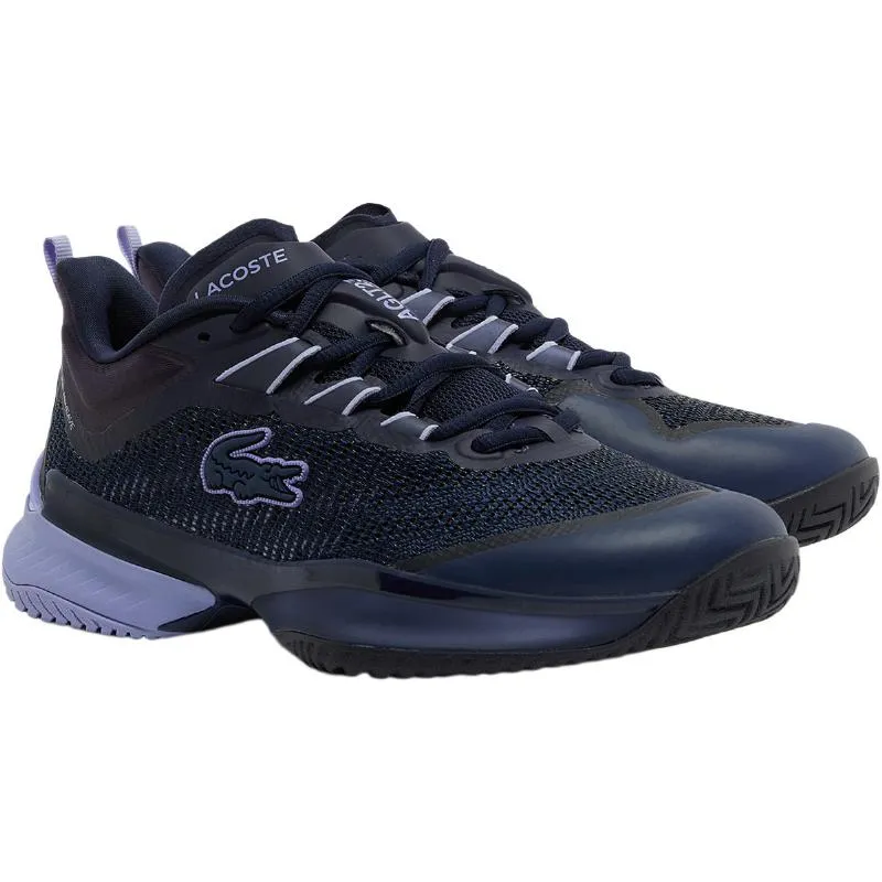 Tênis Lacoste AG-LT23 Ultra Azul Marinho Roxo Feminino