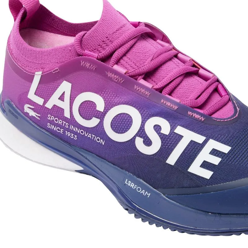 Lacoste AG-LT25 Lite 125 Tênis Rosa Azul Escuro