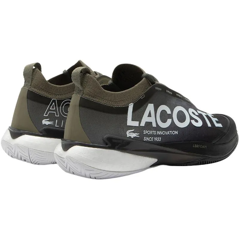 Lacoste AG-LT25 Lite Tênis Khaki Preto