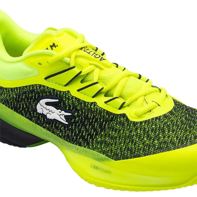 Tênis Lacoste Daniil Medvedev AG-LT23 Ultra Amarelo Azul Marinho