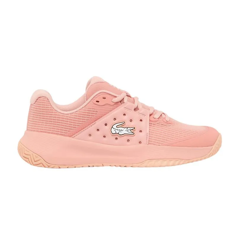 Zapatillas de Padel Lacoste Power Serve Rosa Mujer