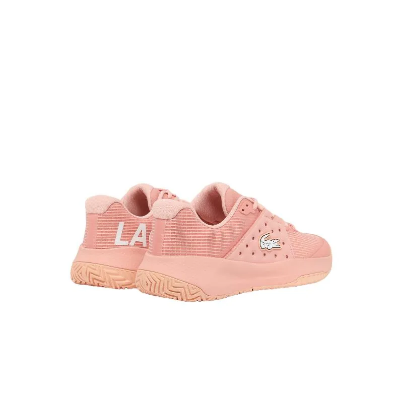 Zapatillas de Padel Lacoste Power Serve Rosa Mujer
