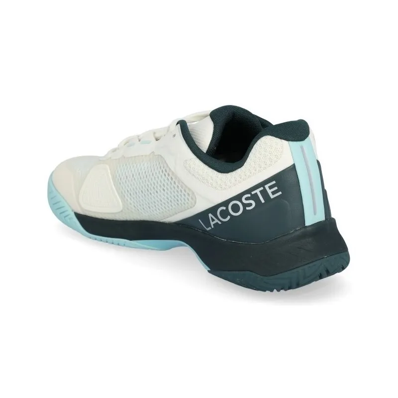 Tênis Lacoste Tech Point Branco Azul Feminino
