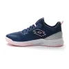 Tênis Lotto Mirage 500 II Azul Denim Rosa Cinza Cinza Cinza Mulheres