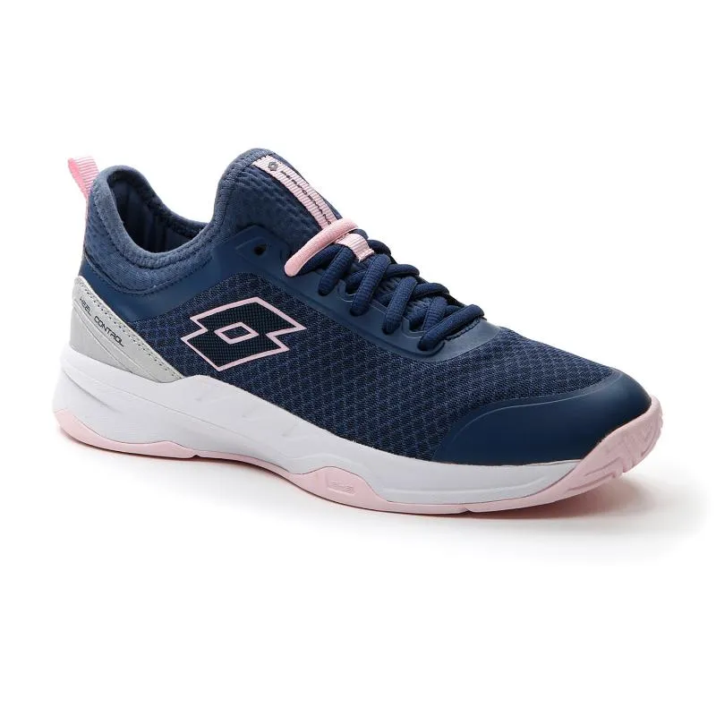 Tênis Lotto Mirage 500 II Azul Denim Rosa Cinza Cinza Cinza Mulheres