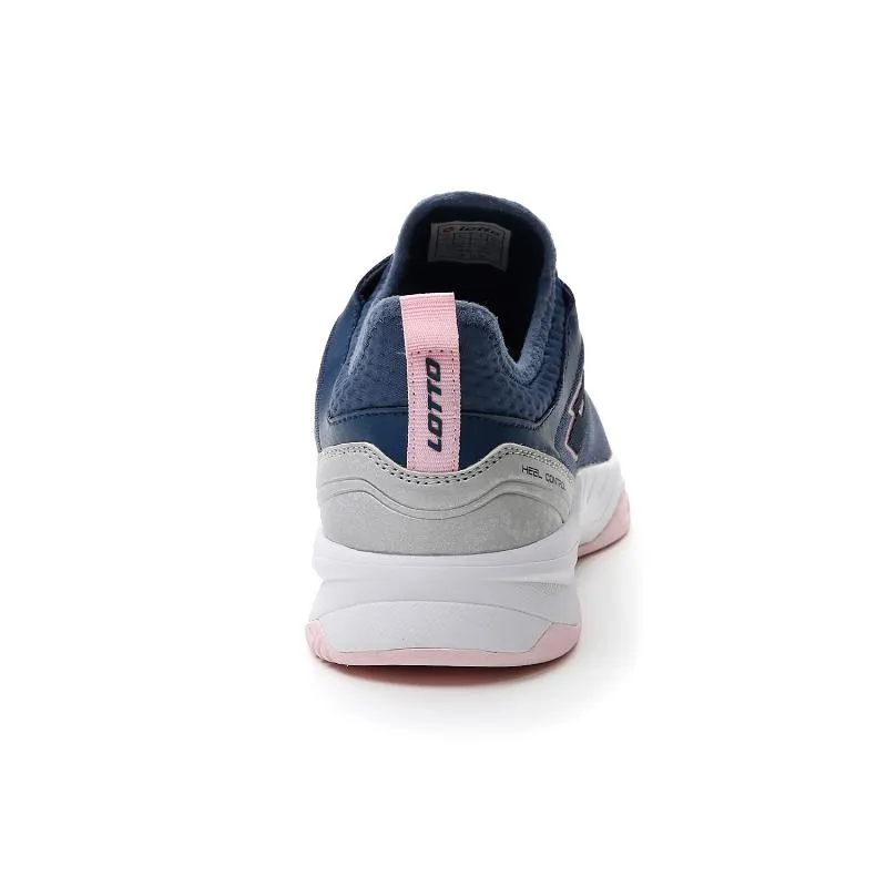 Tênis Lotto Mirage 500 II Azul Denim Rosa Cinza Cinza Cinza Mulheres