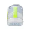Tênis femininos Mizuno Break Shot 5 Clay Light Blue Light White, Fluor