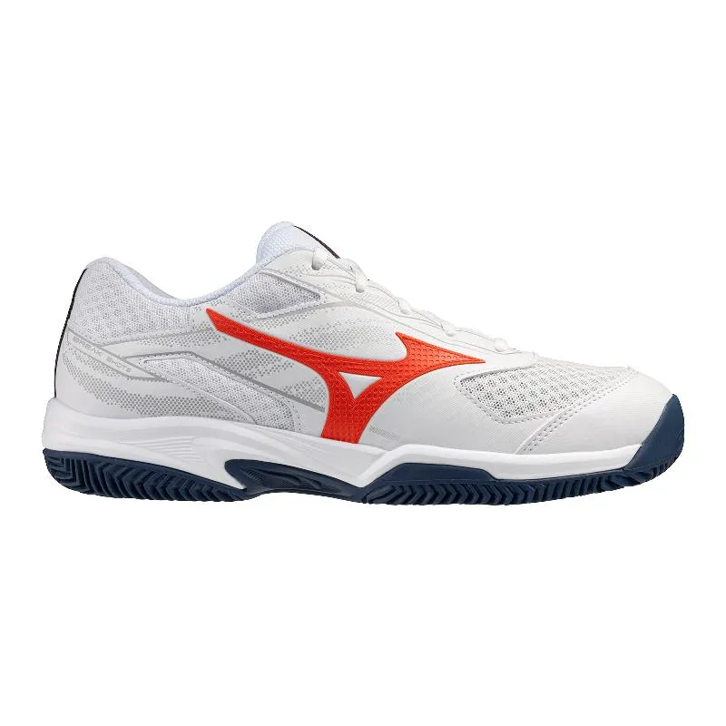 Mizuno Break Shot 5 Clay White Sneakers