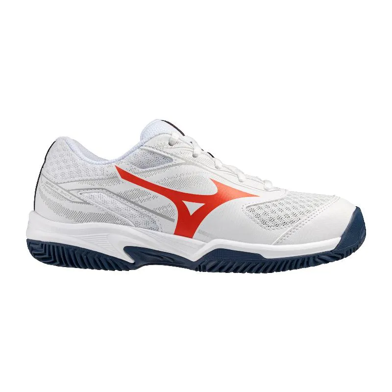 Zapatillas de Padel Mizuno Break Shot 5 Clay Blanco Junior