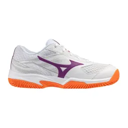 Mizuno Break Shot 5 Clay White Women''''s Sneakers