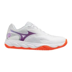 Mizuno Wave Enforce Court 2 Clay White Women''''s Sneakers