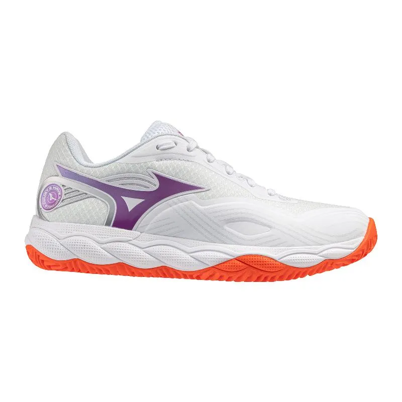 Zapatillas de Padel Mizuno Wave Enforce Court 2 Clay Blanco Mujer