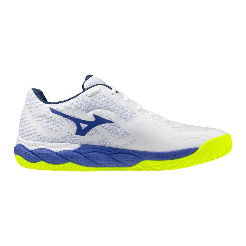 Zapatillas de Padel Mizuno Wave Enforcing Court Clay Blanco Azul