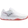 Zapatillas de Padel Mizuno Wave Enforce Court Clay Blanco Azul Coral Mujer