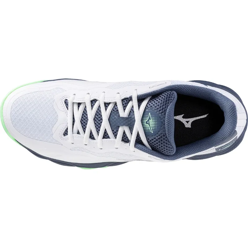 Zapatillas Mizuno Wave Enforce Court Clay Blanco Verde Azul