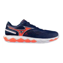 Mizuno Wave Enforce Tour 2 Clay Blue Orange Sneakers