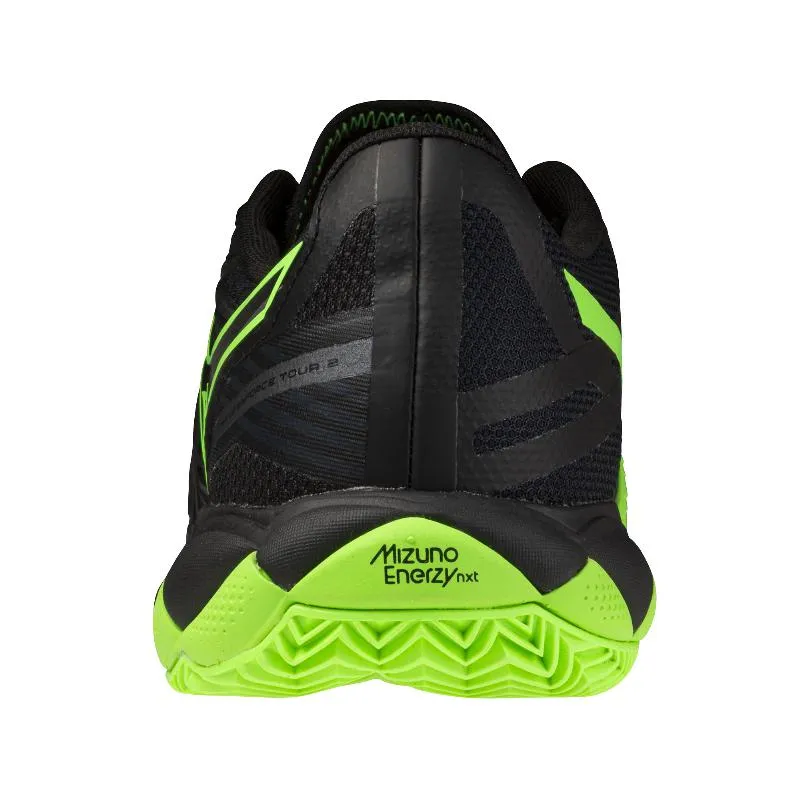 Tênis Mizuno Wave Enforce Tour 2 Padel Preto-Verde