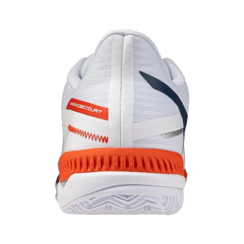 Zapatillas de Padel Mizuno Welle überschreitet Court Clay Blanco