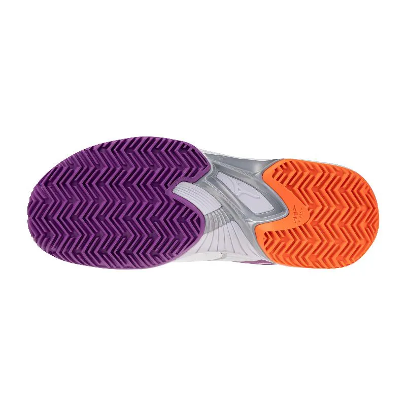 Zapatillas de Padel Mizuno Wave Exceed Court Clay Blanco Mujer