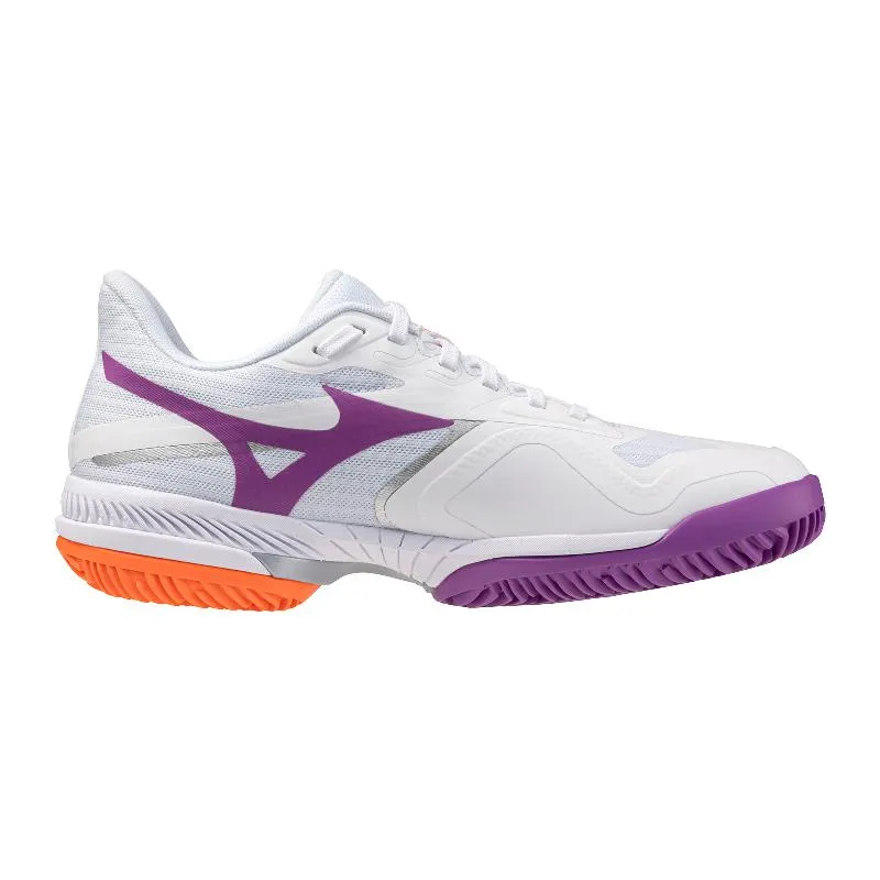 Baskets blanches pour femmes Mizuno Wave Exceed Court Clay