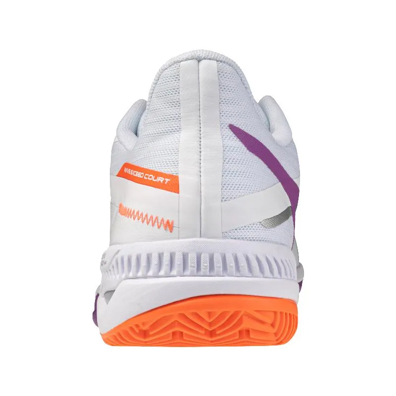 Baskets blanches pour femmes Mizuno Wave Exceed Court Clay