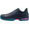 Mizuno Wave Exceed Light 2 Padel Azul Marinho Fúcsia Tênis Feminino