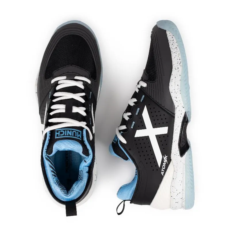 Tênis Munich Atomik 51 Preto Azul Celeste