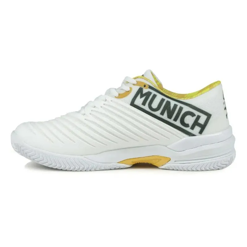 Munich Stupa Padx 64 Branco Amarelo Tênis