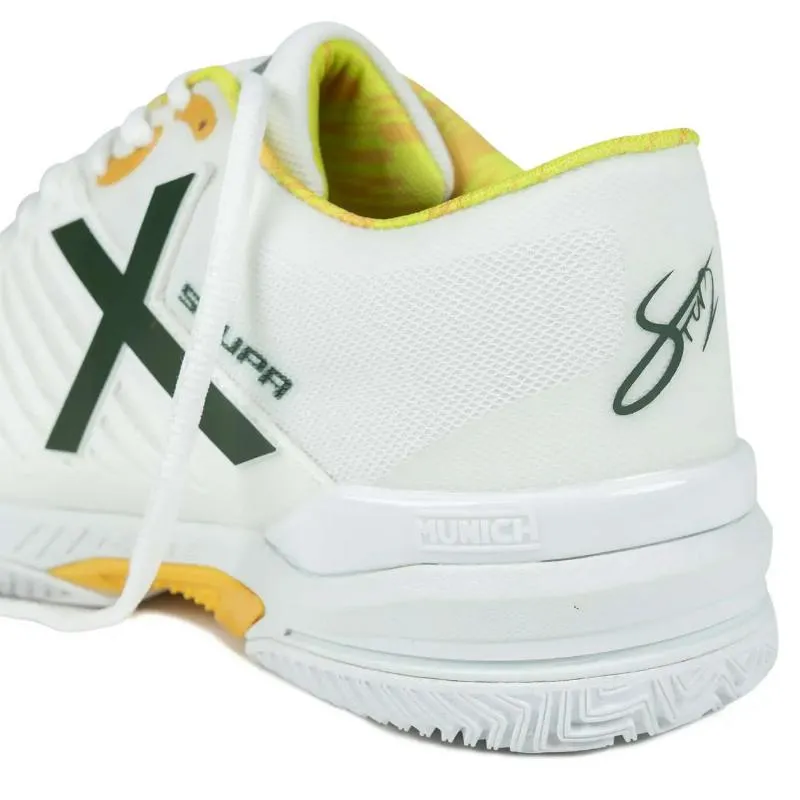Munich Stupa Padx 64 Branco Amarelo Tênis