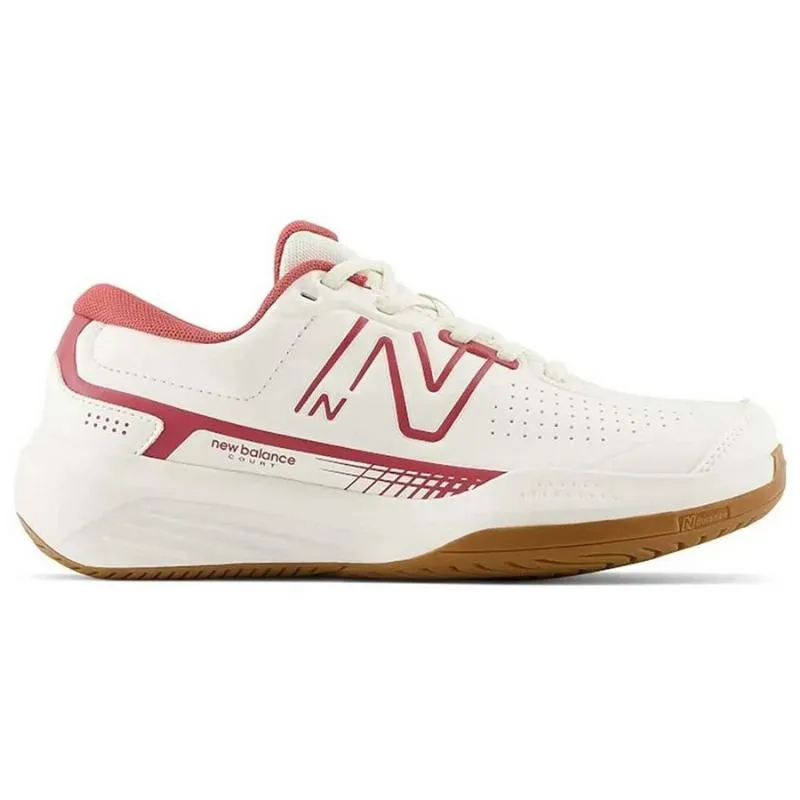 New Balance 696V5 Branco Rosa Tênis Feminino