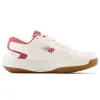 New Balance 696V5 Branco Rosa Tênis Feminino