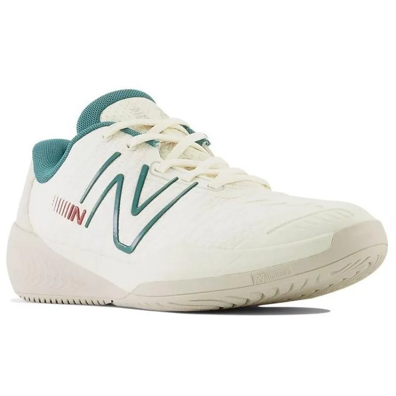 Zapatillas de Padel New Balance Célula de Combustível 996V5 Blanco Verde Mujer