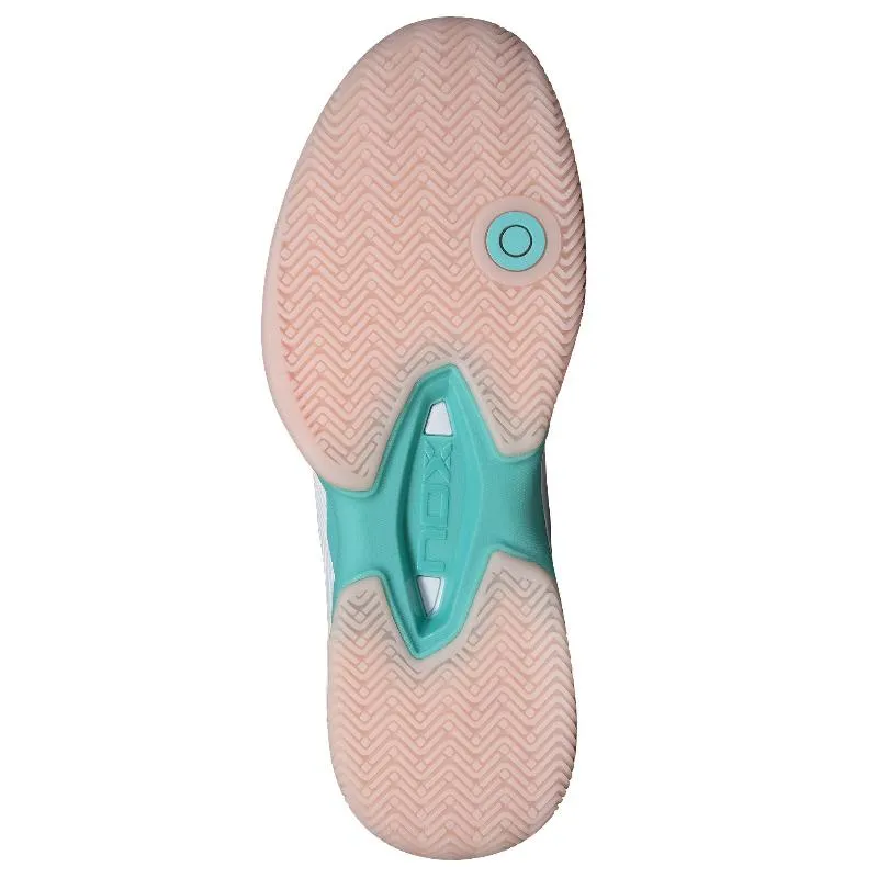 Tênis femininos Nox AT10 Lux Branco Rosa