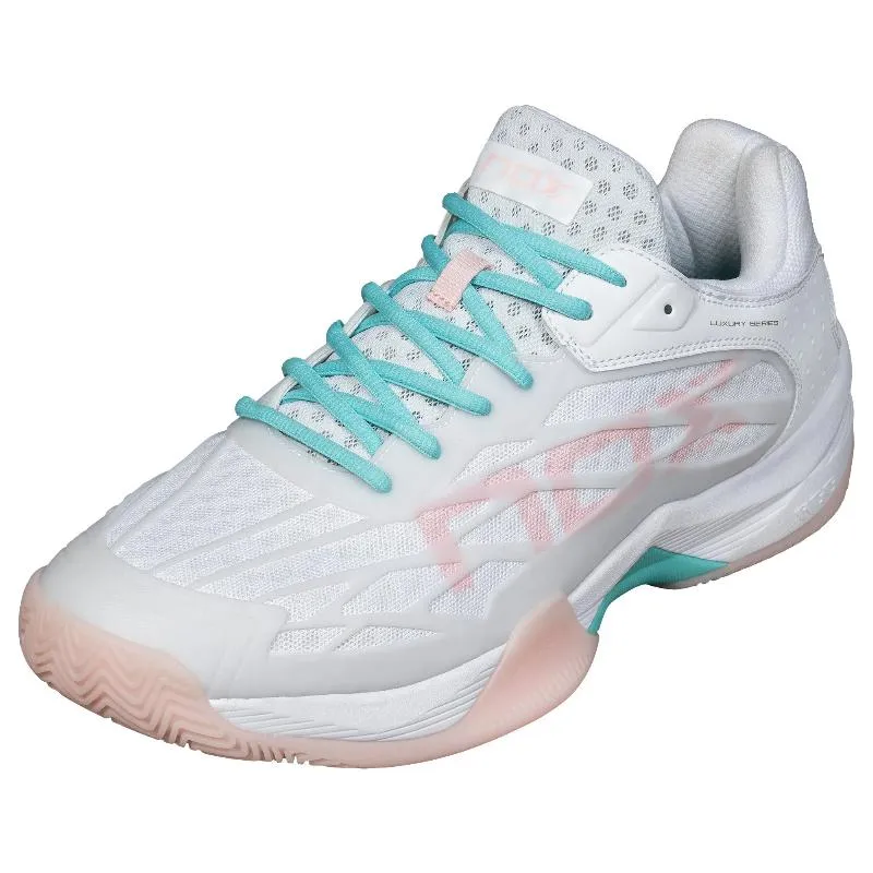 Tênis femininos Nox AT10 Lux Branco Rosa