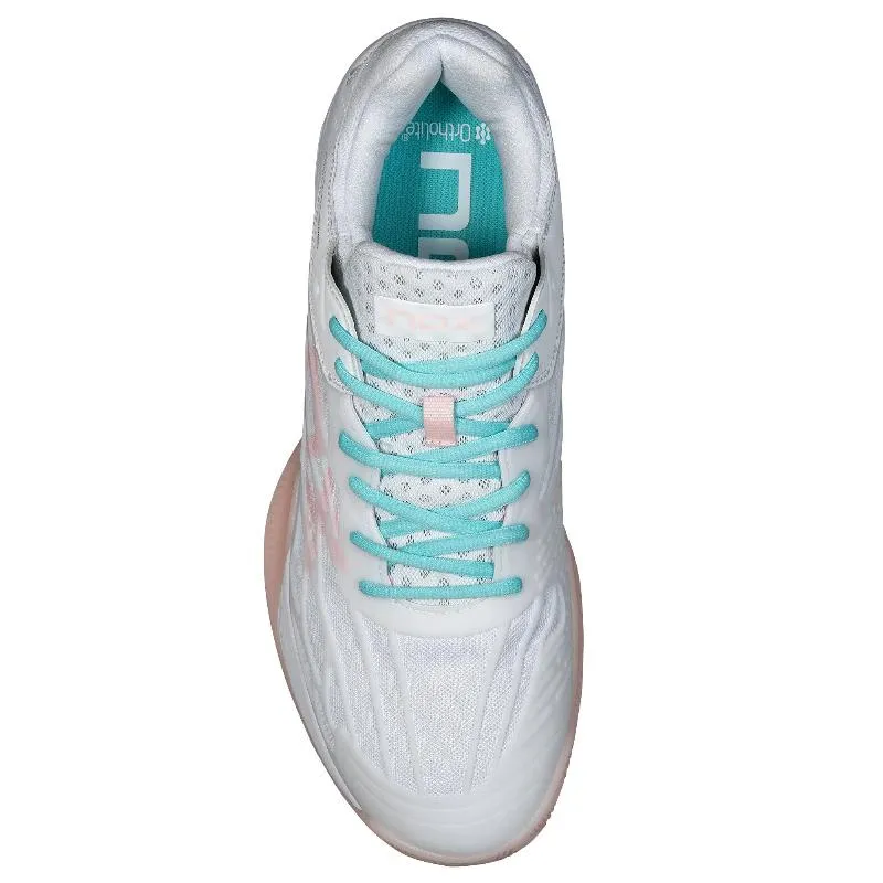 Tênis femininos Nox AT10 Lux Branco Rosa