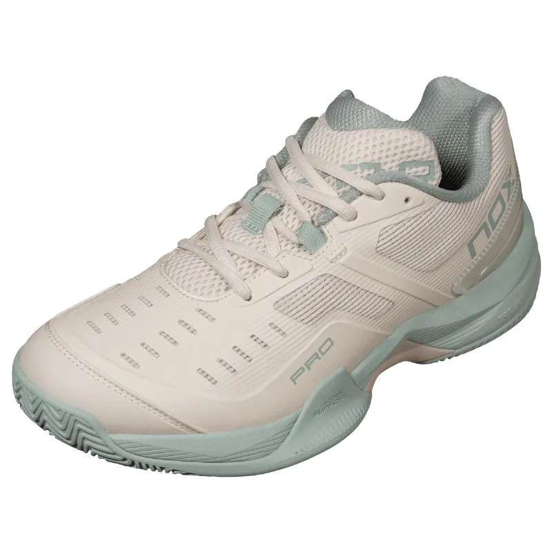 Tênis femininos Nox AT10 Pro White Cream Green