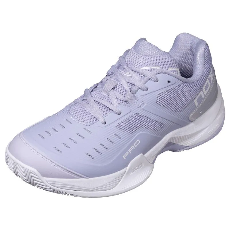 Tênis femininos Nox AT10 Pro Roxos Brancos